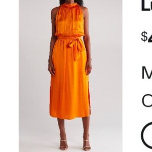 Lucy Paris Tenley Maxi Dress Orange